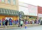 Pittsburg citizens dress in costume for trick or treating Pittsburg welcomes trick or treaters