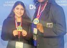 Diana Balderas (right) and Charidan Matties (left) are state finalists. COURTESY PHOTO Pitt DECA take state and national awards