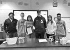 American Legion Post 422 presented two Certificates of Appreciation--one to the Pittsburg High School Student Council, and another to the High School Symphonic Band--for their assistance during the annual Veterans Day presentation. The PHS Student Council PHS students recognized by