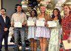 Betty Ann Harrel Memorial Scholarships to Will Strube, Sum-yah Lyons, Camryn Cato, Era Osornio