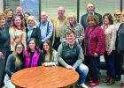 A dedication for the Shirley Sloan Hamm Children’s Library was held in January. Above, the library board and the Mayben family gather for a photo. Not pictured: Dr. James Tollett. COURTESY PHOTO Children’s library dedicated