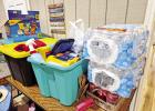 The community donated hundreds of necessities ahead of the mission trip Photo by Nicole Kimball
