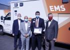 Pictured L-R: Greg LaMay, UT Health East Texas EMS Clinical Director; Dr. Yagnesh Desai, UT Health East Texas EMS/AIR 1 Medical Director; John Smith, CEO of UT Health East Texas EMS/Air 1; Jimmy Zednick, UT Health East Texas EMS Director of Operations. Pictured L-R: Greg LaMay, UT Health East Texas EMS Clinical Director; Dr. Yagnesh Desai, UT Health East Texas EMS/AIR 1 Medical Director; John Smith, CEO of UT Health East Texas EMS/Air 1; Jimmy Zednick, UT Health East Texas EMS Director of Operations.