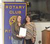 Rotarians welcome new member