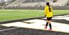 Soccer Goalie gearing up to defend Lady Pirates goal